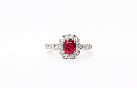 MIKIMOTO　ルビーのリング　